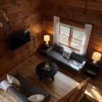 Games at a cabin rental in Boone, NC