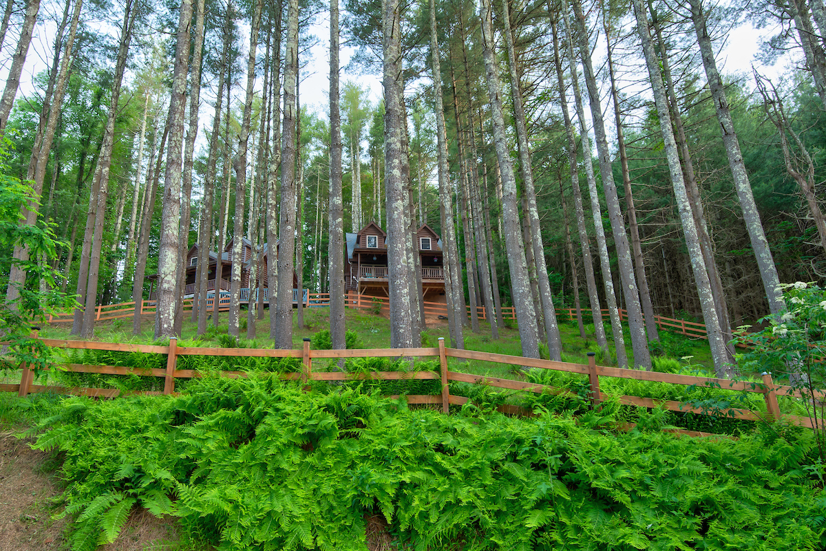 Uphill view of Mam's Refuge