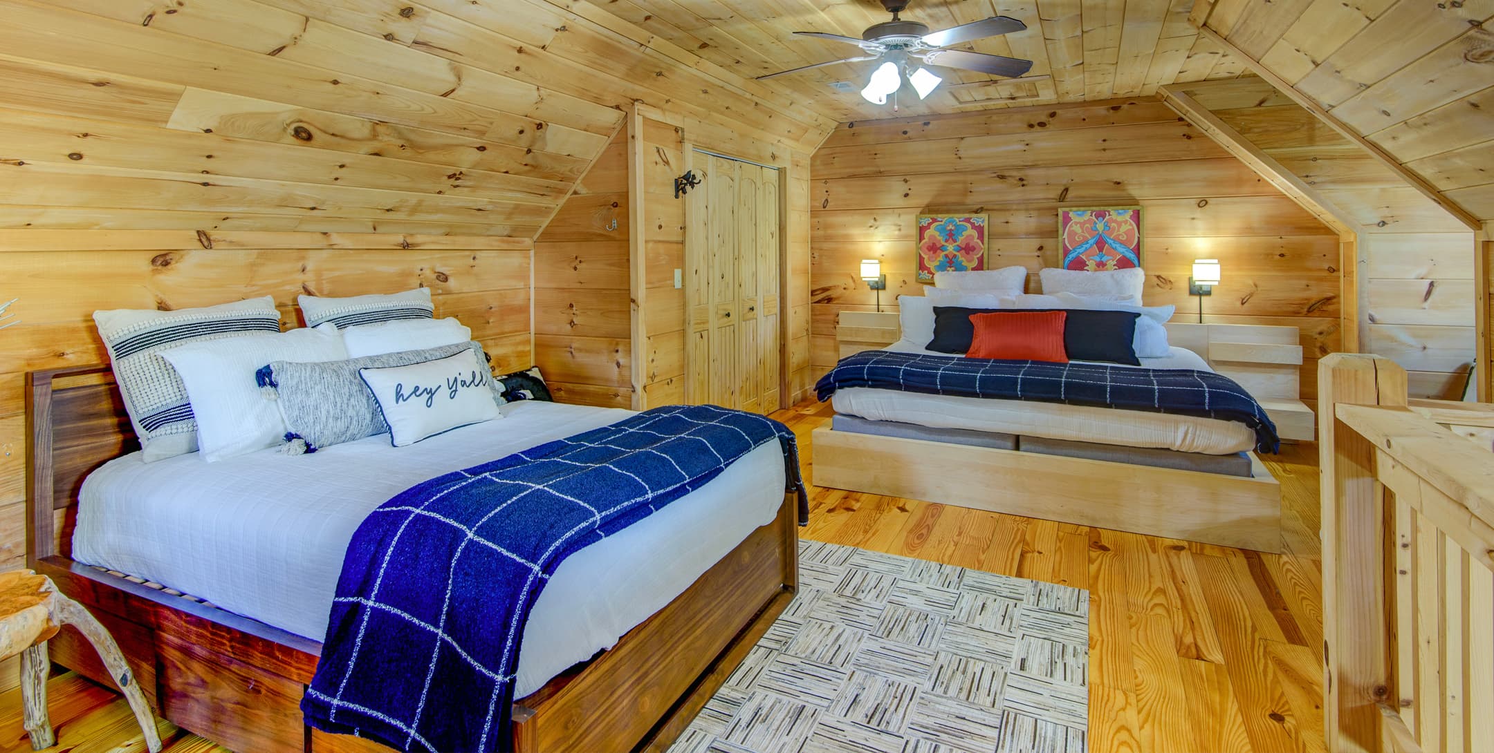 Loft bedroom in Mam's Refuge