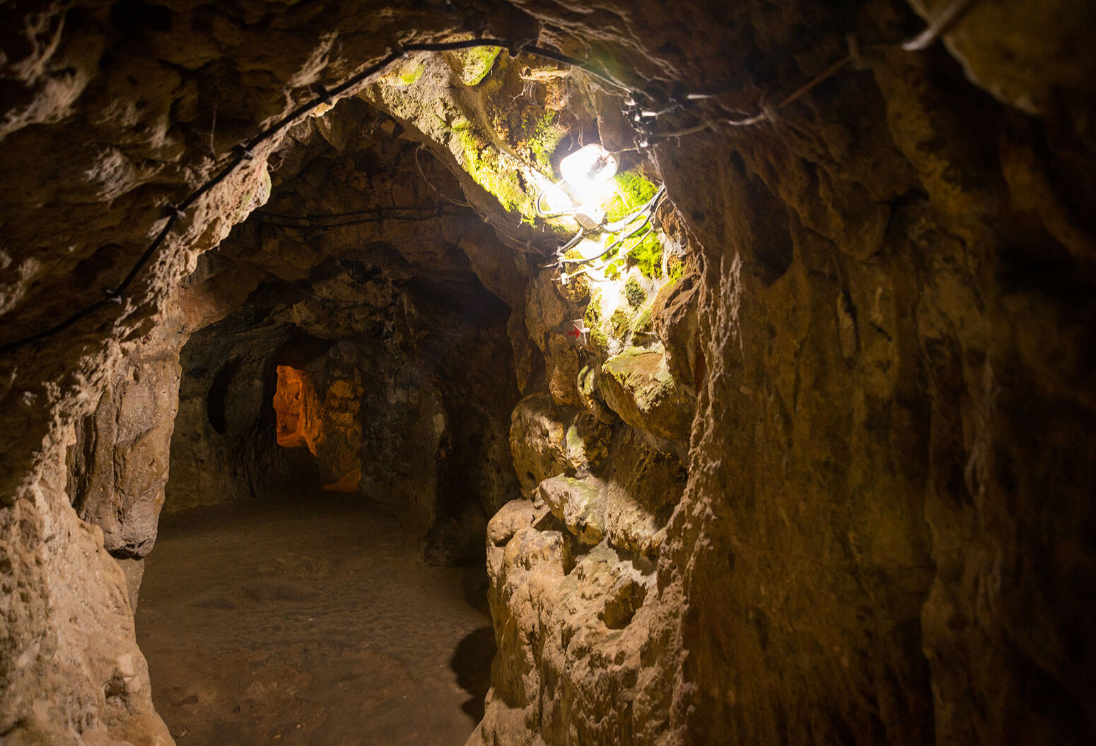 Pathway through old cavern