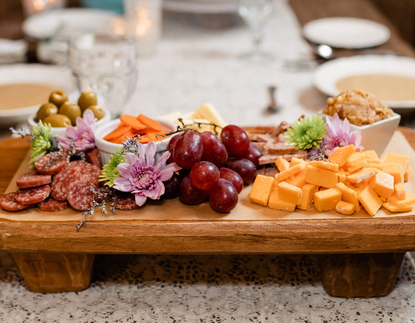 Meat and cheese board