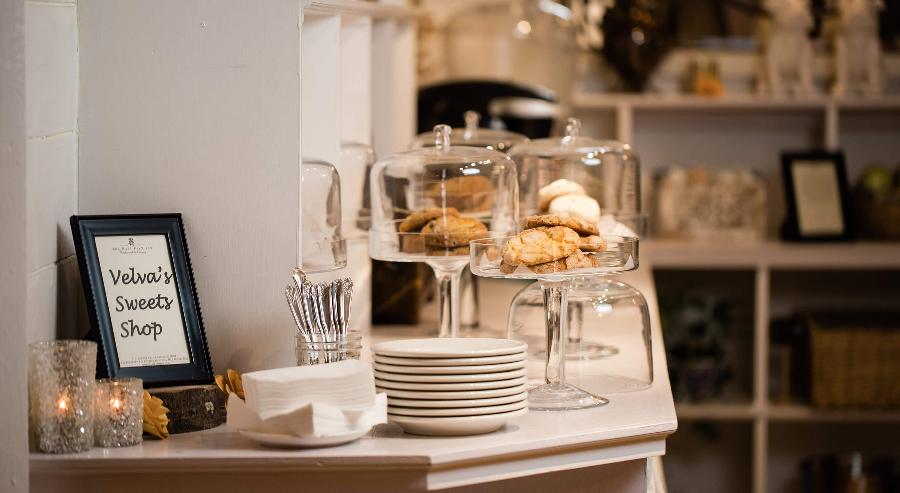 Sweets shop with cookies - Valle Crucis Cabin Rentals