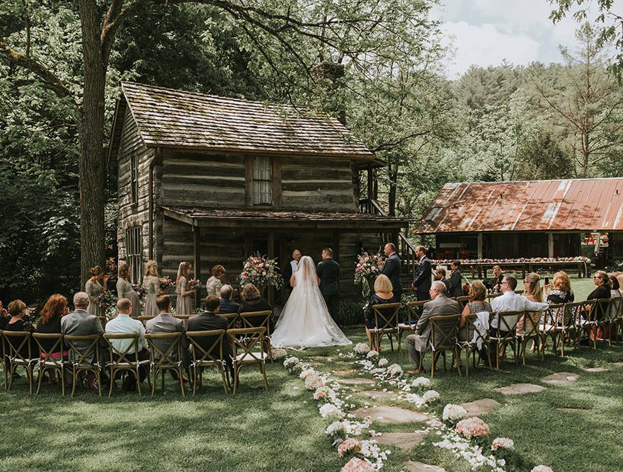 Wedding Ceremony at the Loom House
